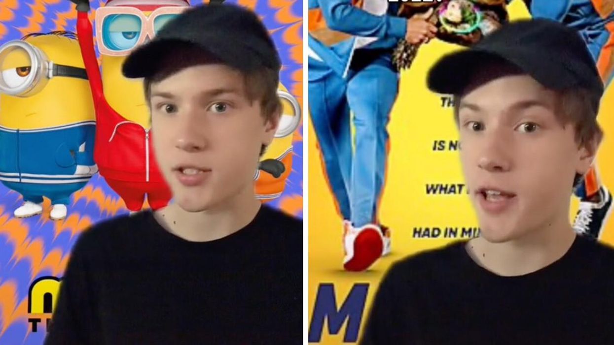 A cinema worker on TikTok reviewing 2022 movies.