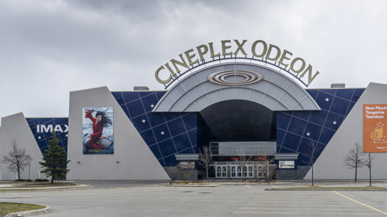 A Cineplex theatre in Ontario.