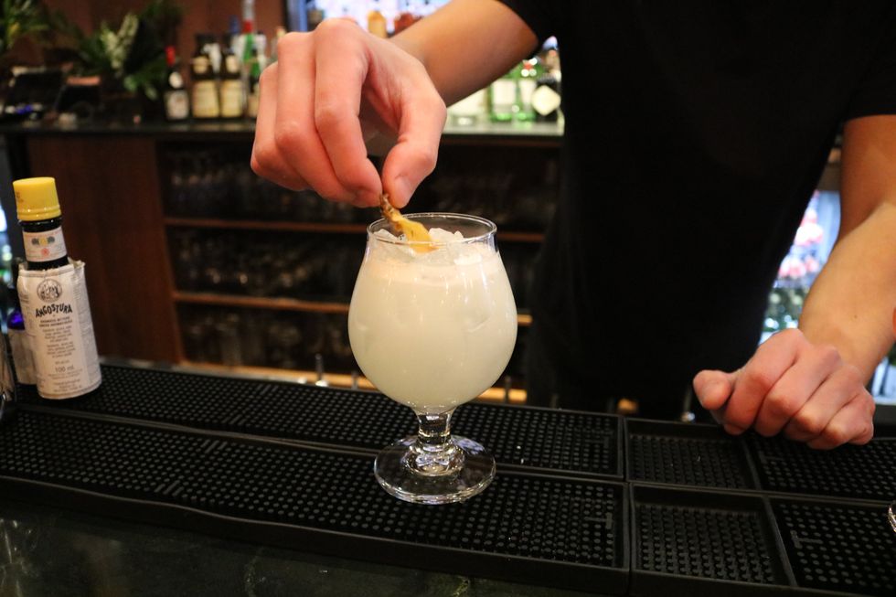 A cocktail at Lao Lao Bar.