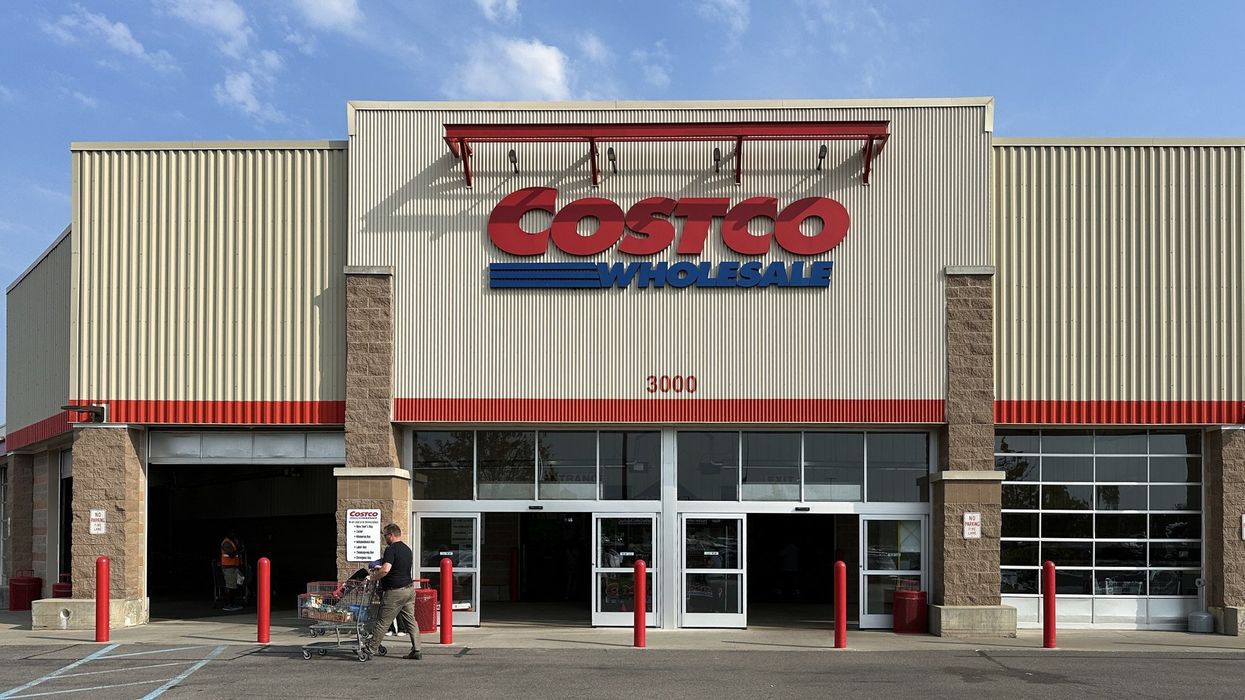 A Costco Wholesale Store front entrance.