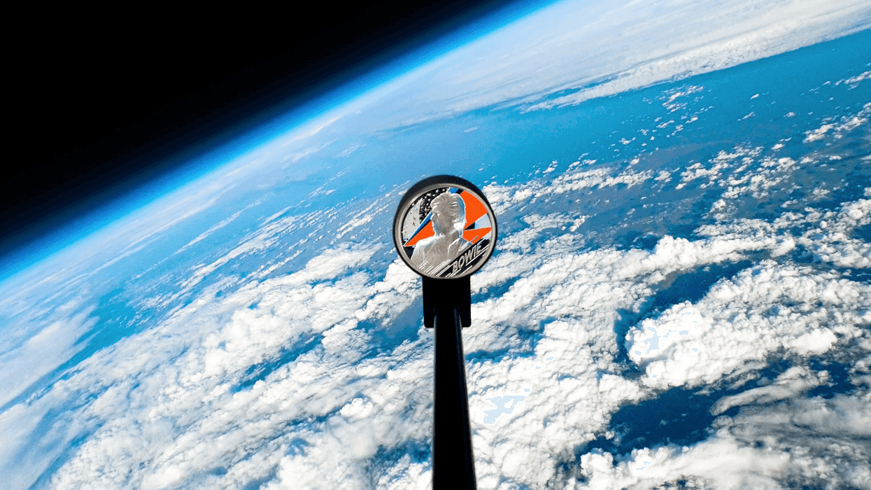 A David Bowie Coin Was Sent Into Space & There Was A Special Reason Why (VIDEO)