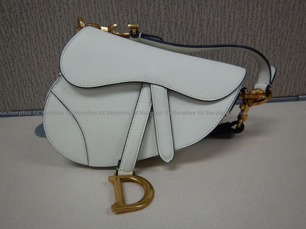 A Dior saddle bag