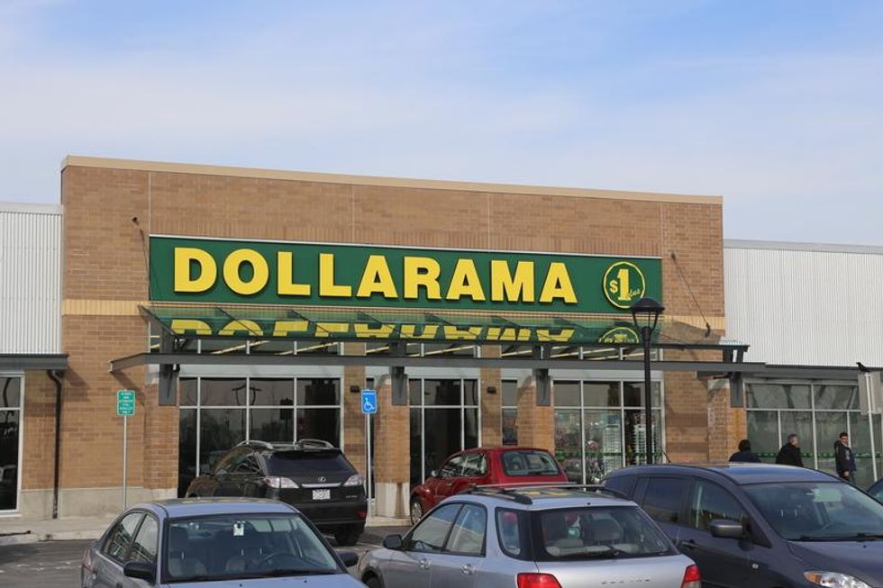 A Dollarama in Canada.