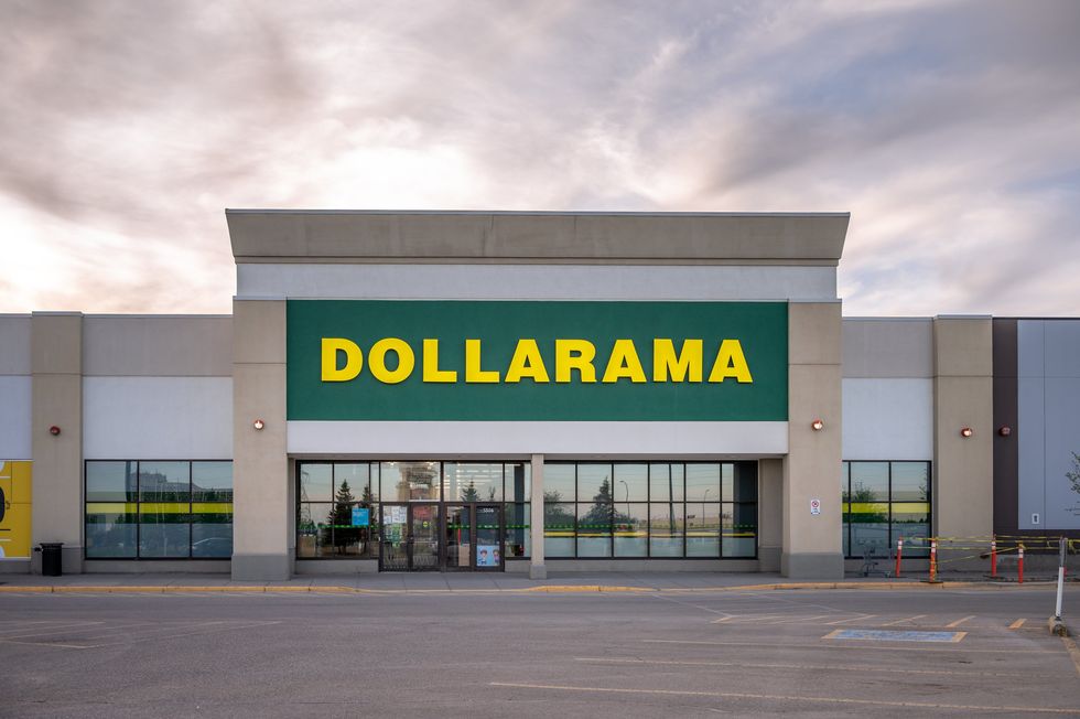 A Dollarama parking lot