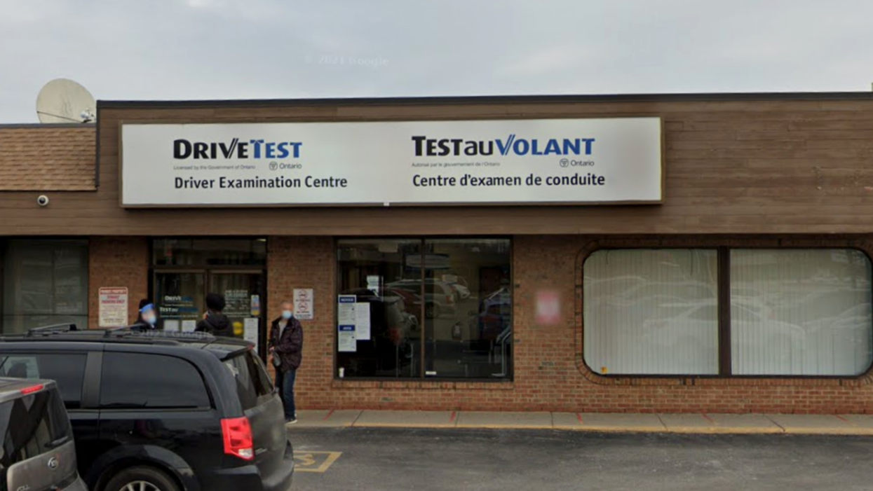 A DriveTest centre in Ontario.