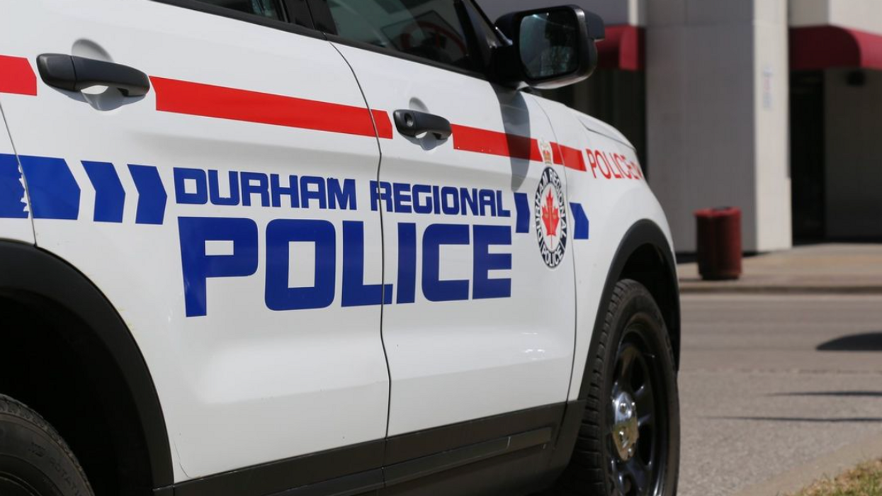 A Durham Regional Police car.