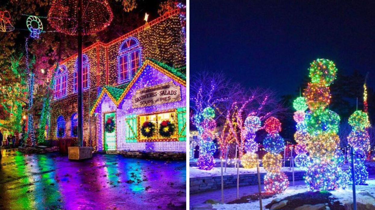 A Farm Near Toronto Is Turning Into A Glittering Village With Ice Sculptures & Snow Globes