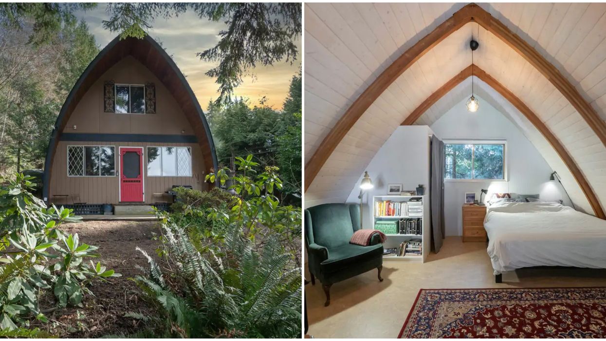A-Frame Cabin Rental In BC Is A Dreamy Vintage Getaway For Super Cheap