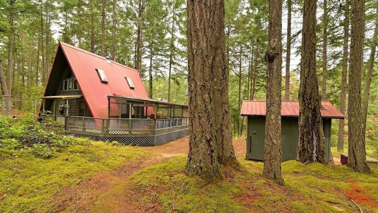 A-Frame House For Sale In BC Is Under $200K & It's On A Remote Island (VIDEO)