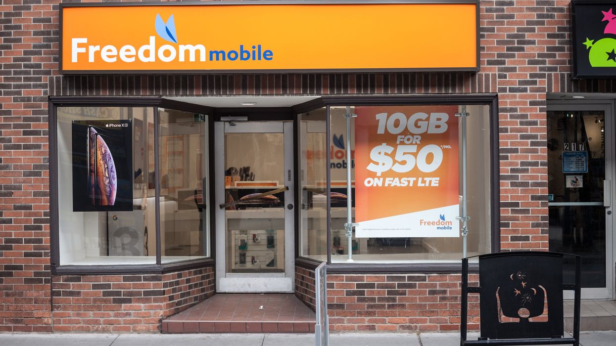 A Freedom Mobile store in Ottawa.