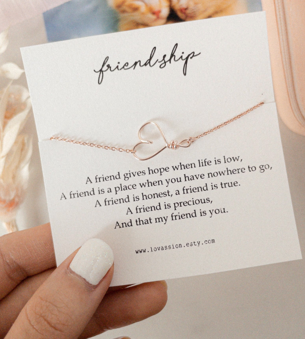 A friendship bracelet.