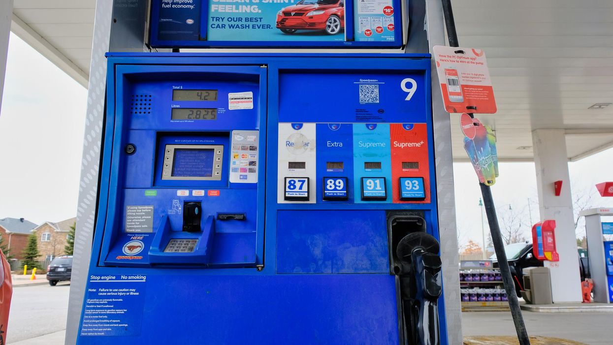 A gas station in Toronto.