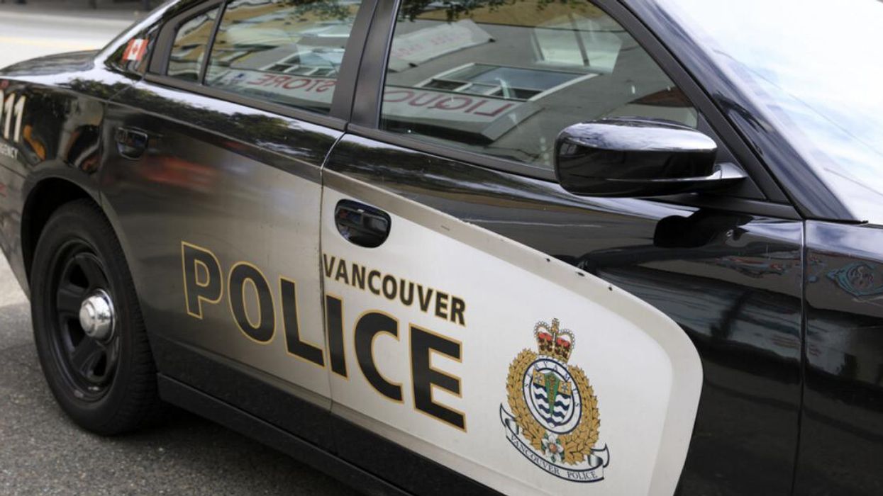 A generic Vancouver Police Department vehicle.