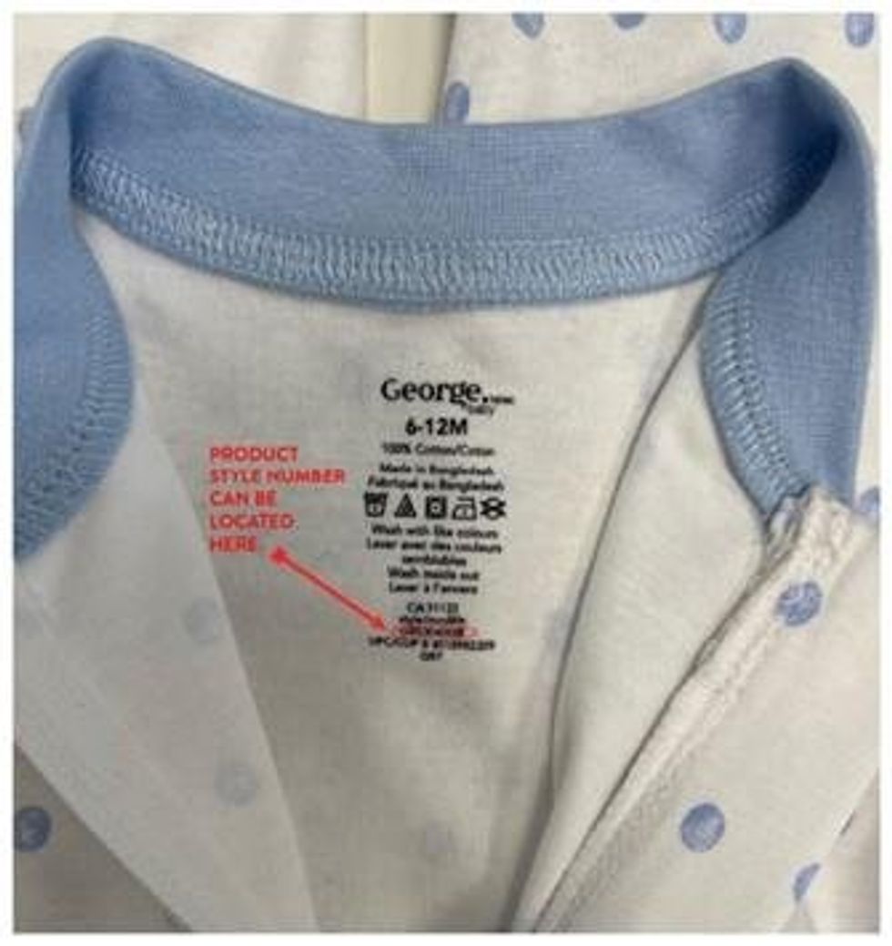 Baby Clothes Sold At Walmart Are Being Recalled Due To Serious Hazards
