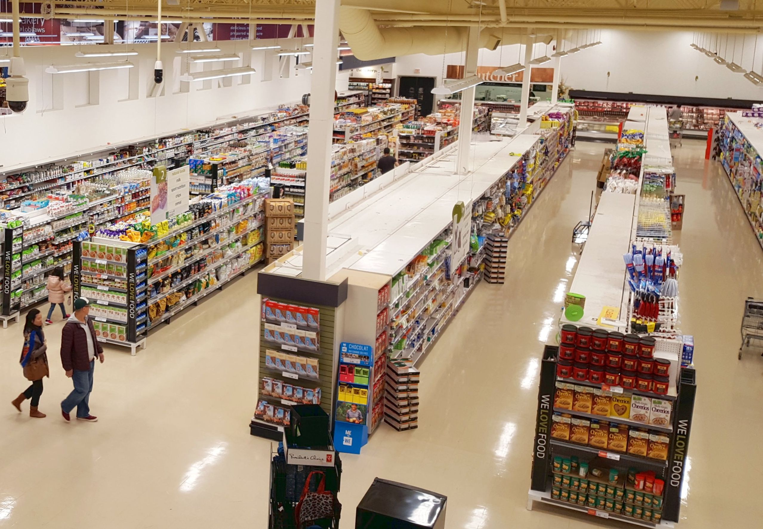 A grocery store in Canada.