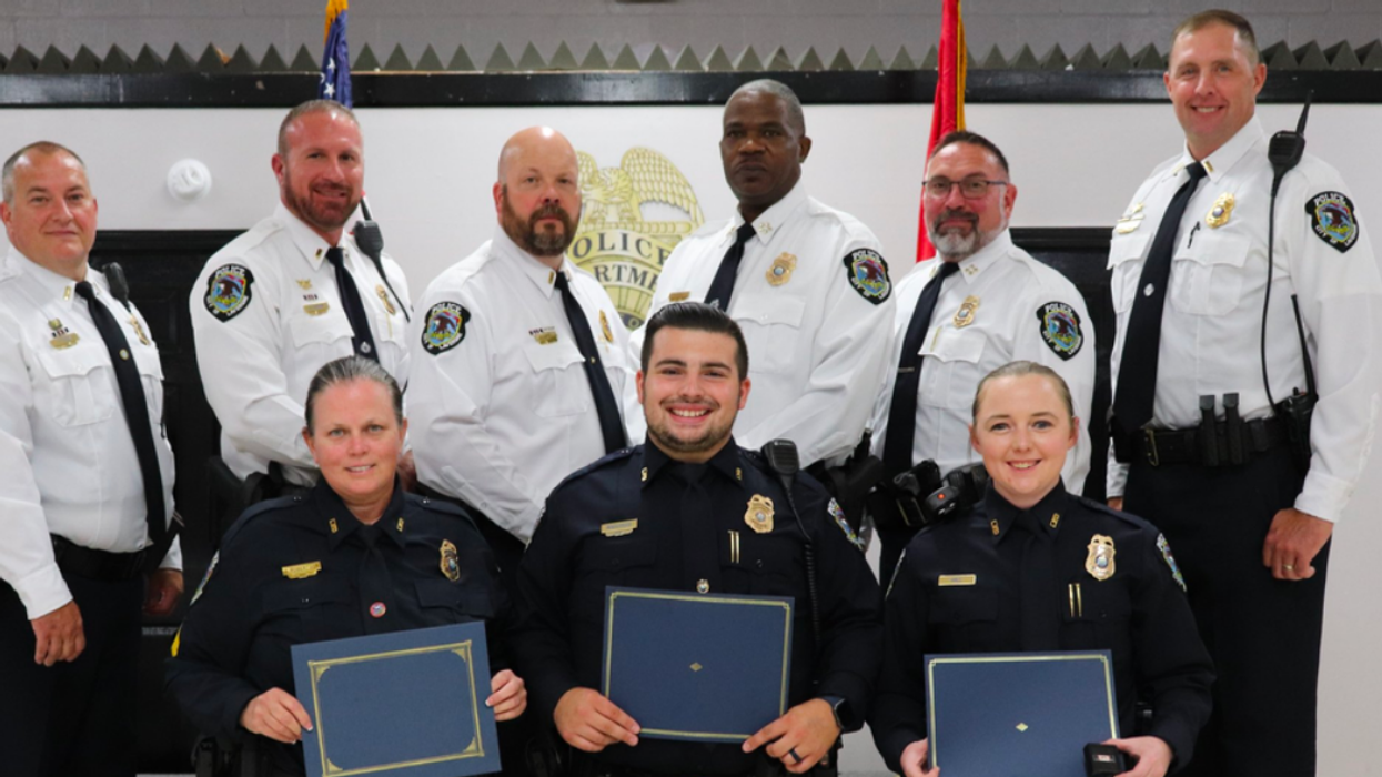 A group of police officers of the La Vergne Police Department.