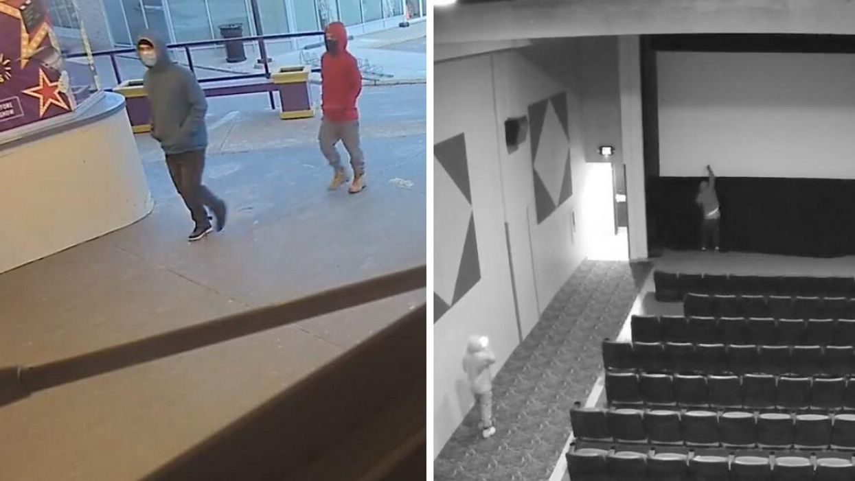 A GTA Theatre Was Vandalized In The Middle Of A 'Spider-Man' Movie (VIDEO)