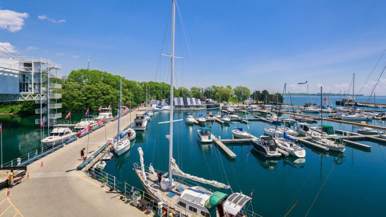 A harbour in Ontario.