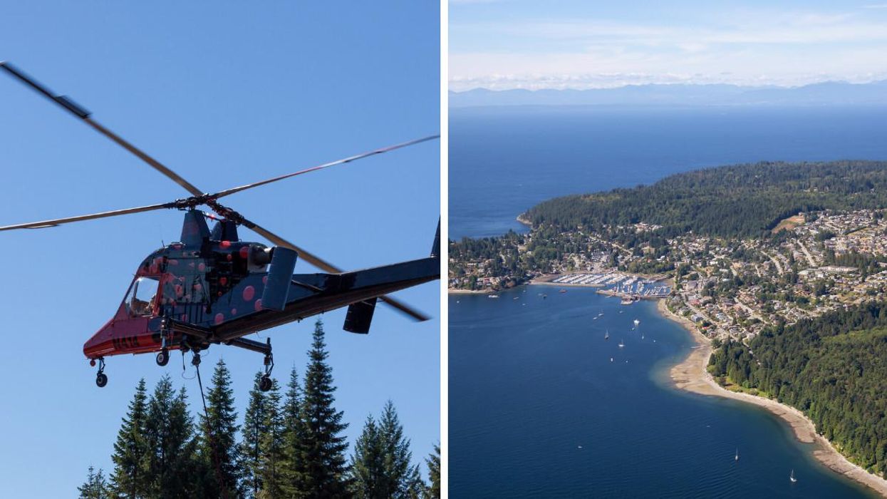 A Helicopter Has Crashed Off The Coast Of BC & 1 Person Has Died