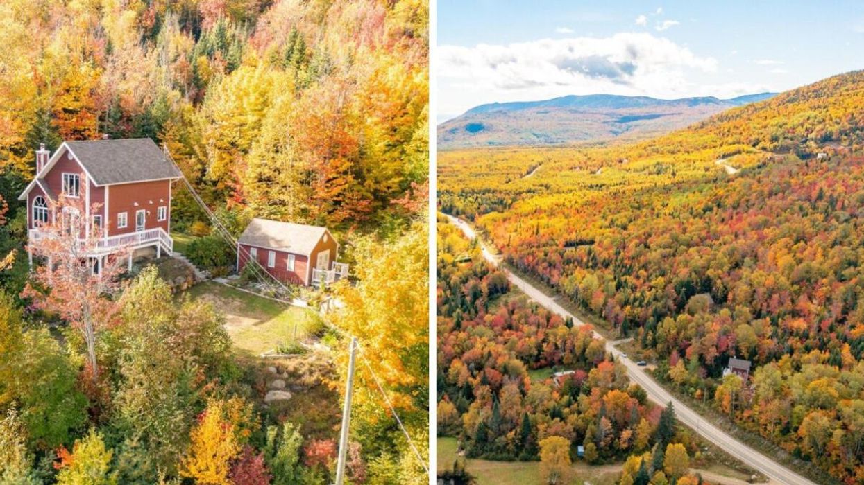 A home in the Charlevoix region of Quebec. 