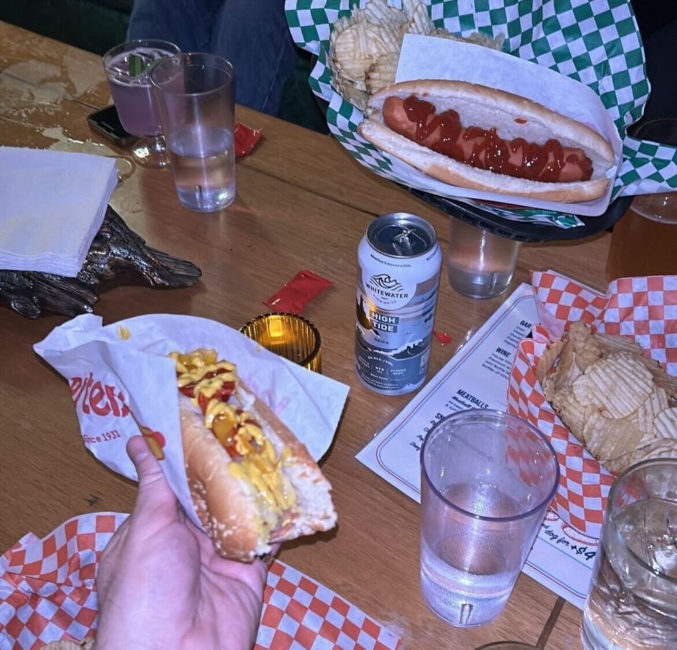 A hot dog at Ward 14