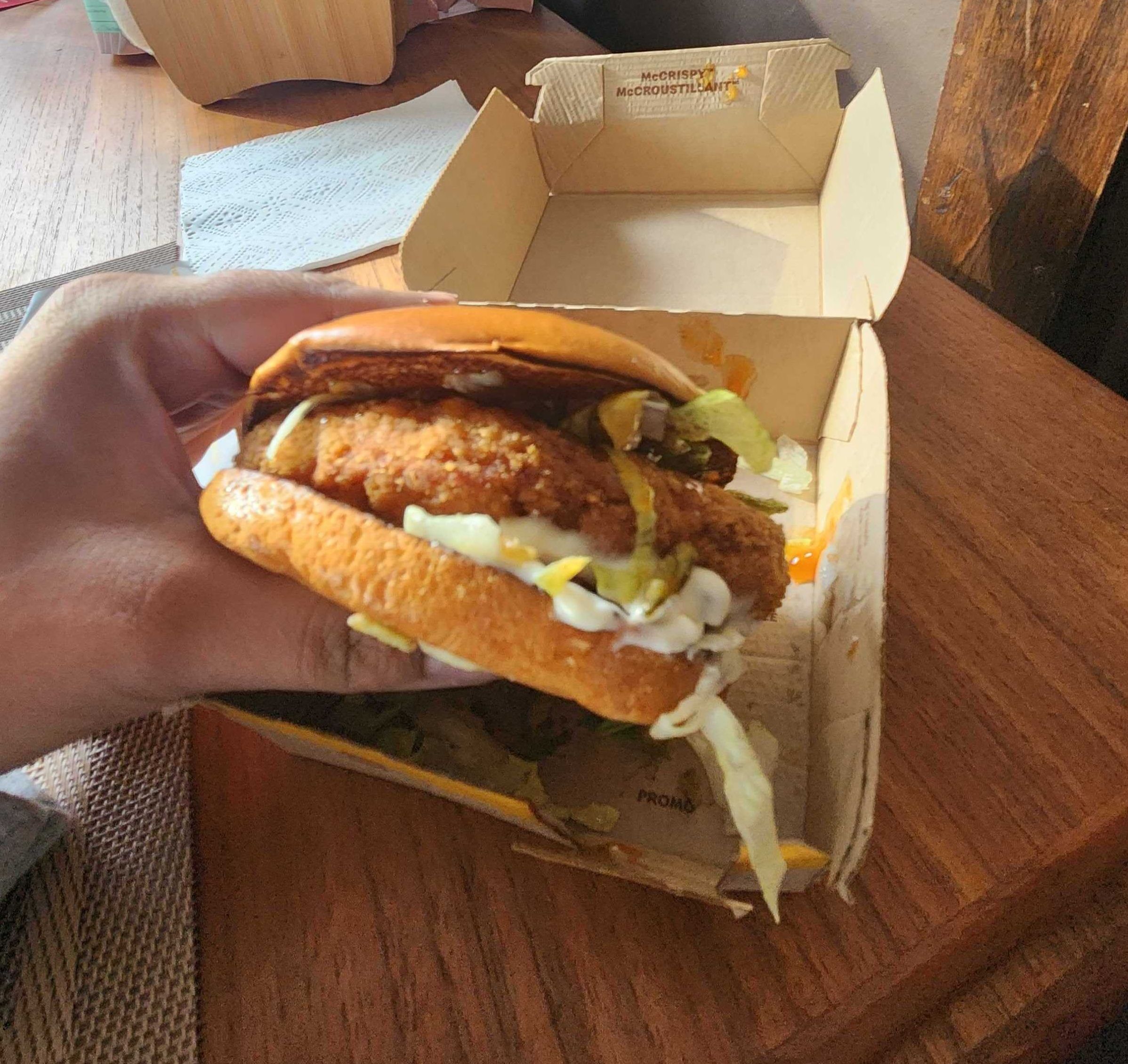 A Hot Honey McCrispy.