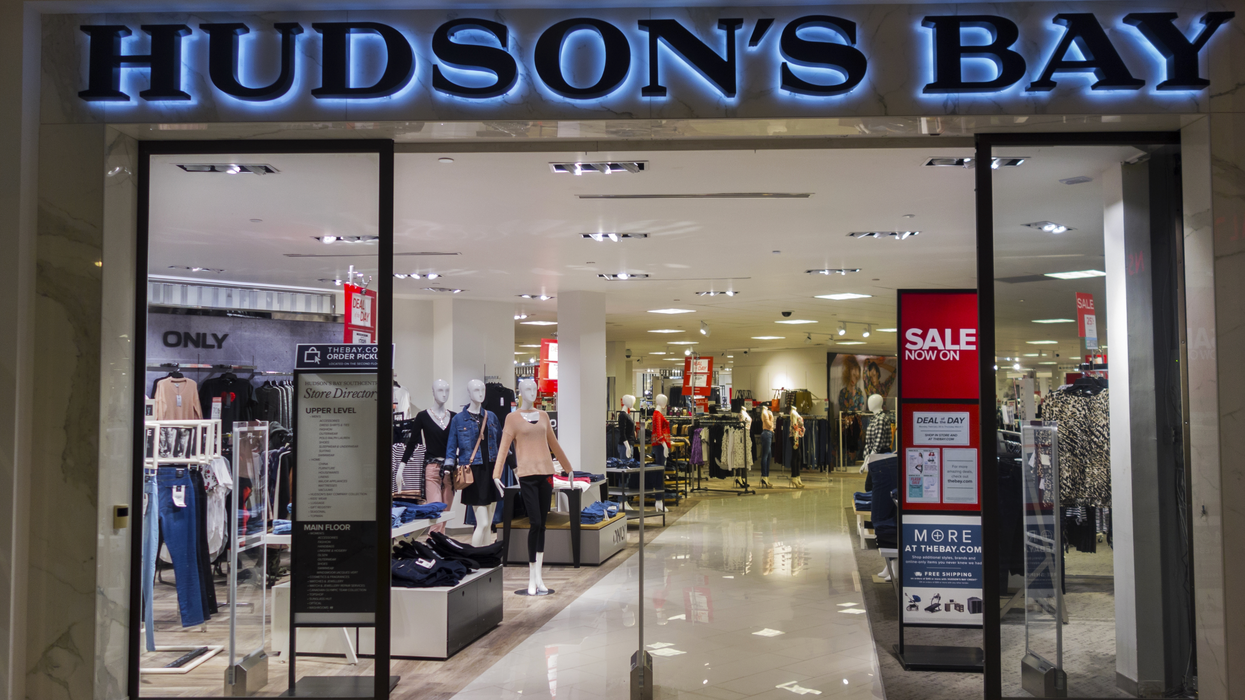 A Hudson's Bay store in Calgary.
