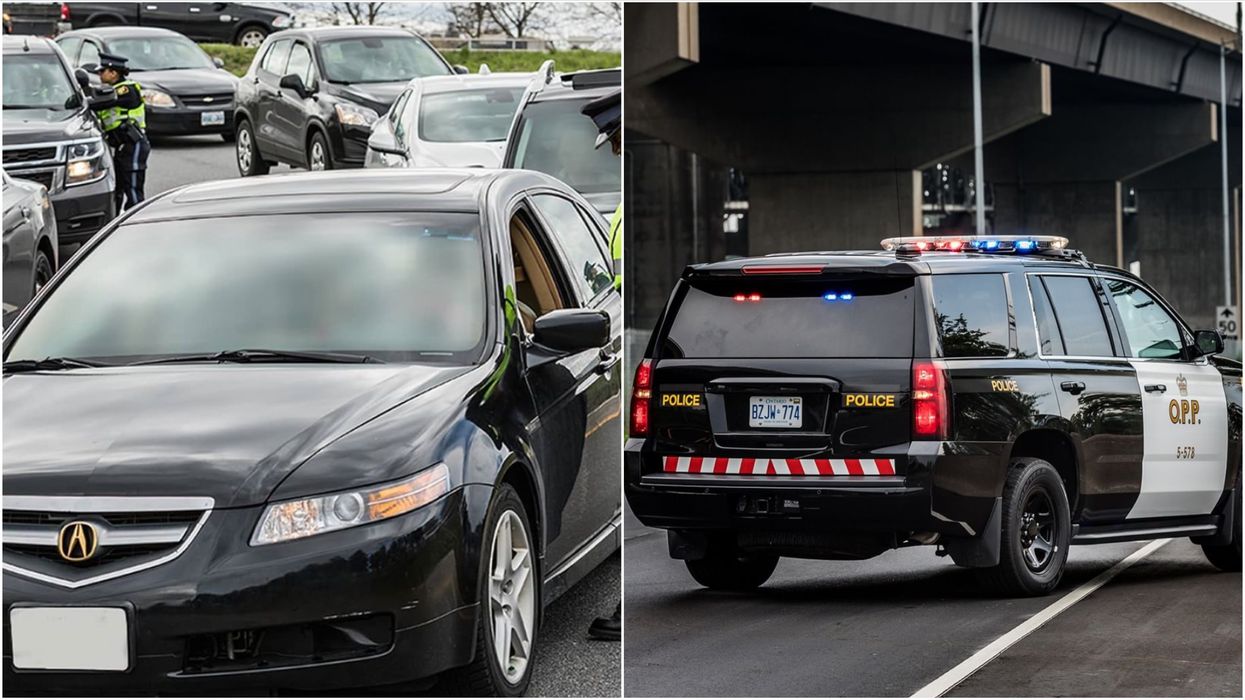 A Huge 'Impromptu Car Show' Was Busted By Ontario Police After 500 Vehicles Attended