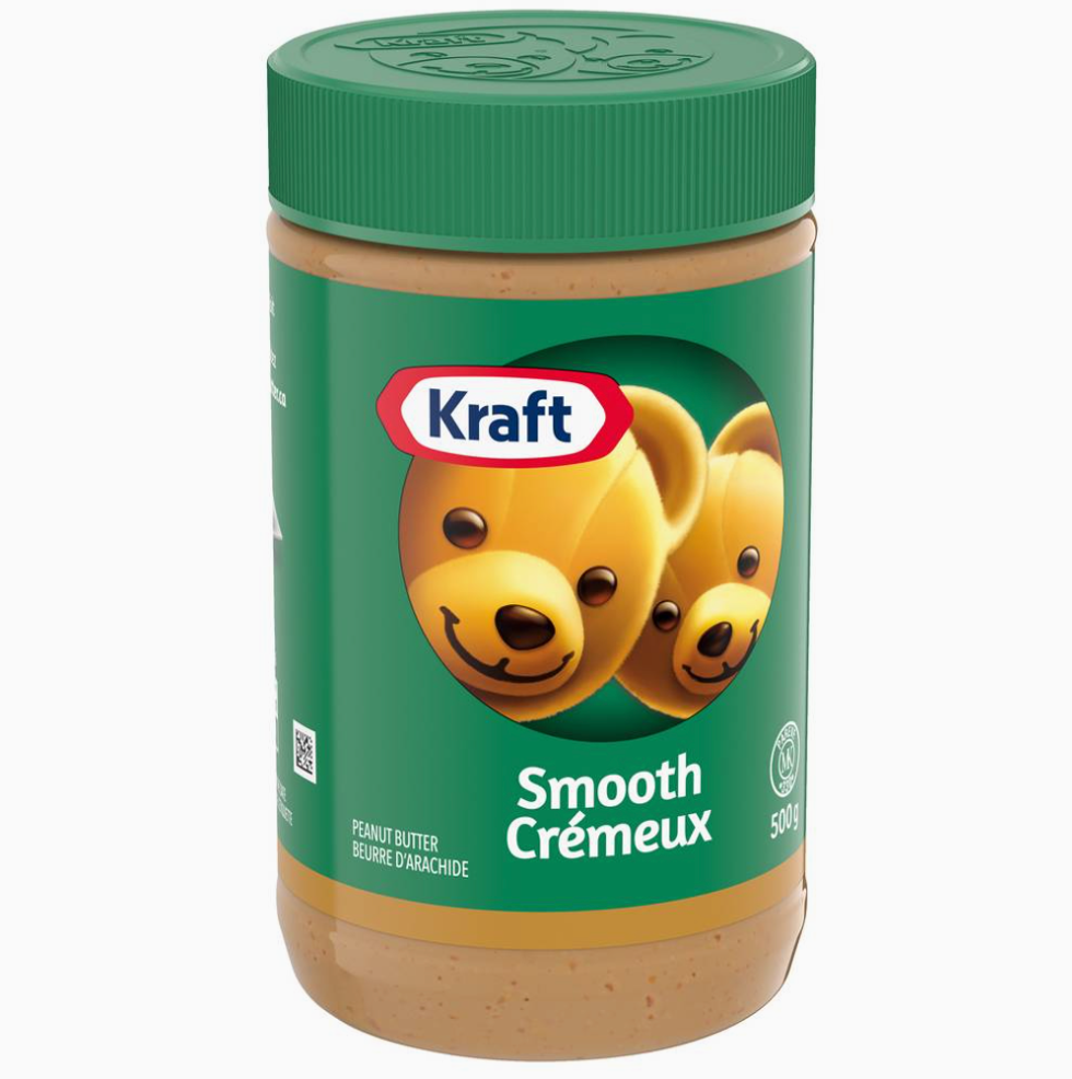 A jar of Peanut butter.