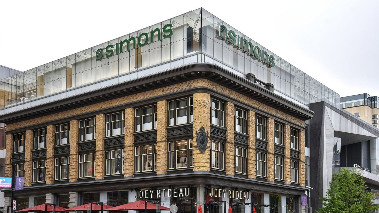 A Joey Rideau restaurant under Simons department store in Ottawa.