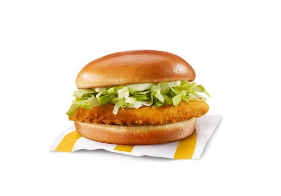 A Junior Chicken Sandwich.