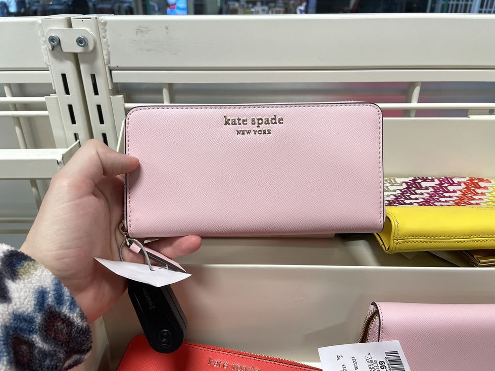 A Kate Spade wallet.