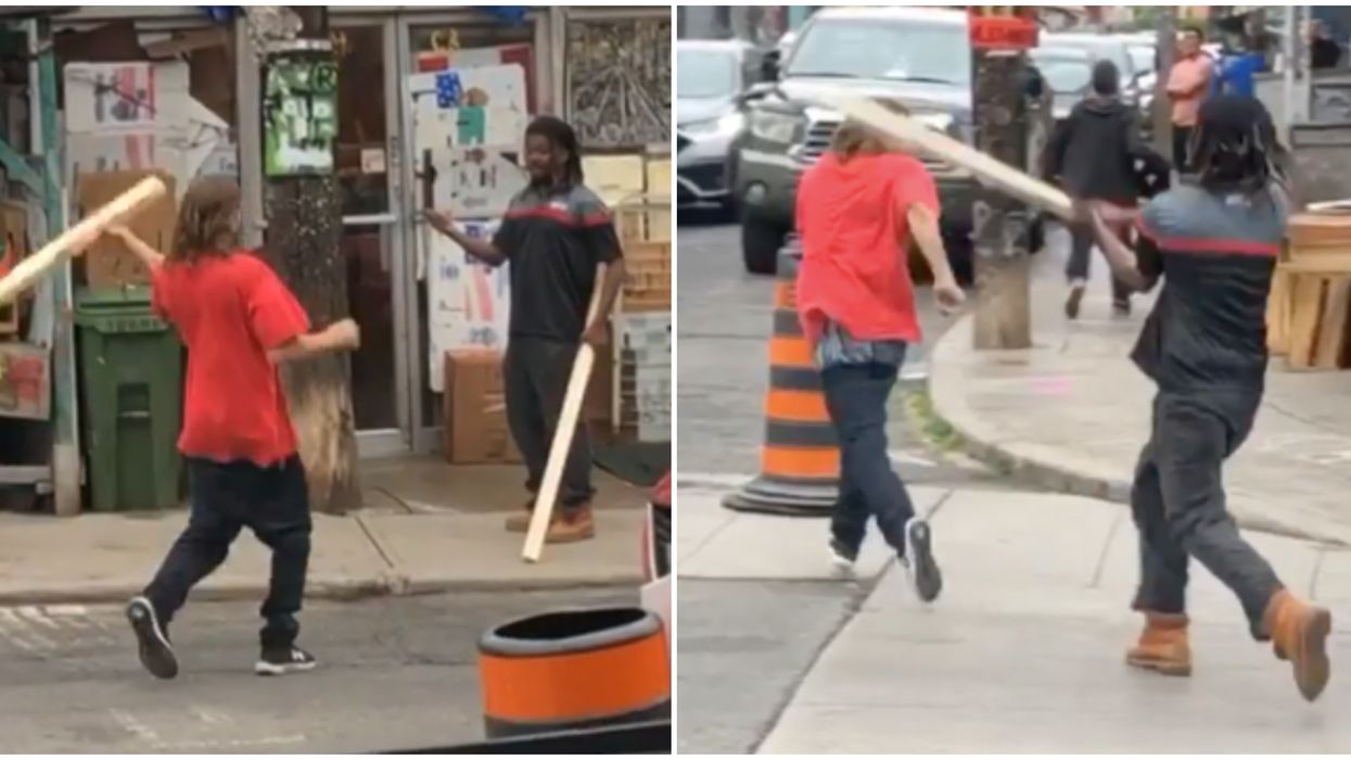 A Kensington Market Duel Was Caught On Camera And The Ridiculous Video Went Viral