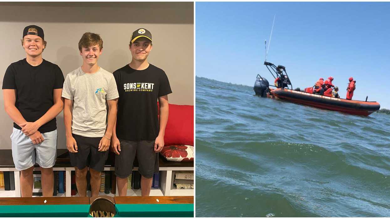 A Lake Erie Rescue Was Kickstarted By 3 Ontario Teens Out Fishing Before OPP Arrived