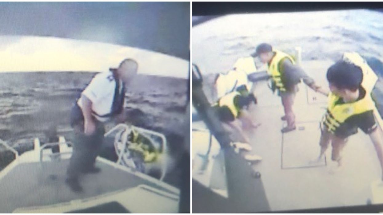 A Lake Simcoe Rescue Saved Three Ontarians Who Drifted Away On An Inflatable Toy Boat