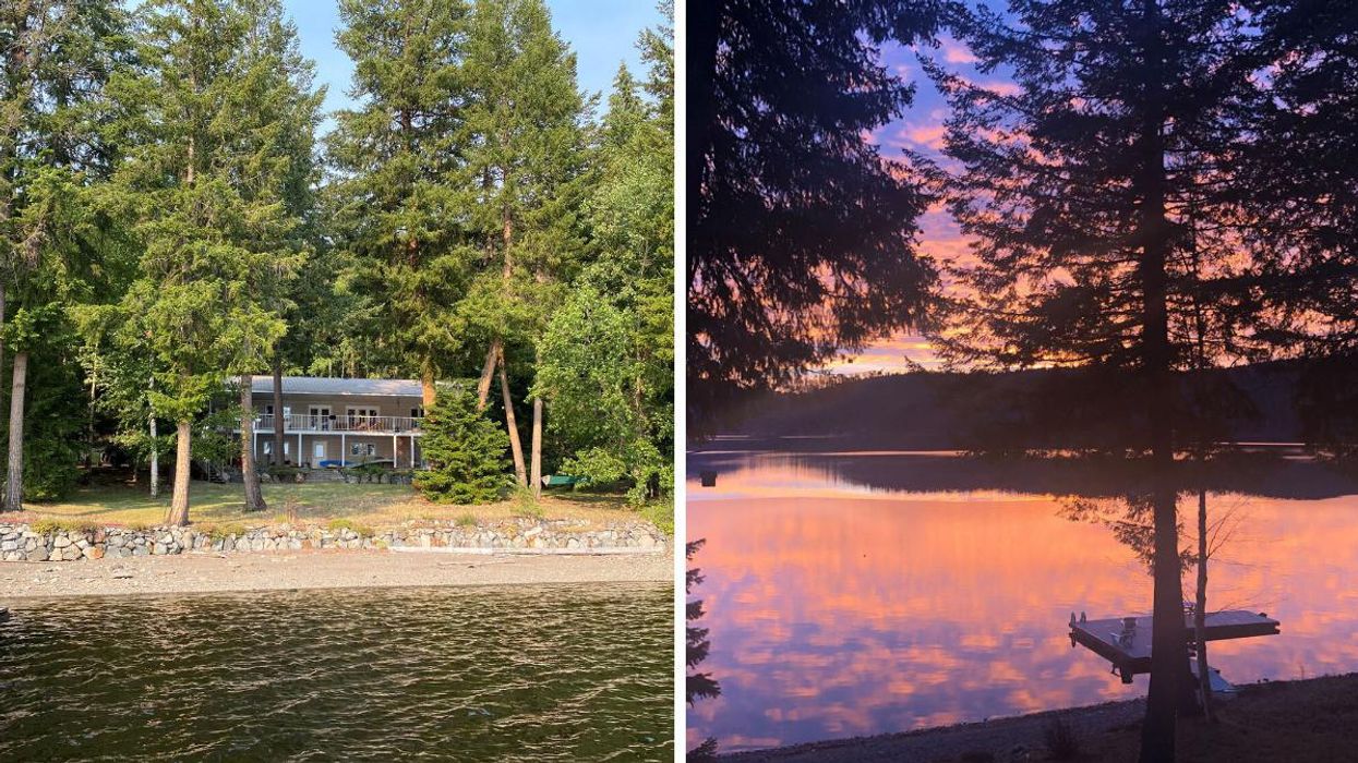 A Lakefront House In BC Is For Sale For Just $849K & It Comes With Its Own Beach (PHOTOS)