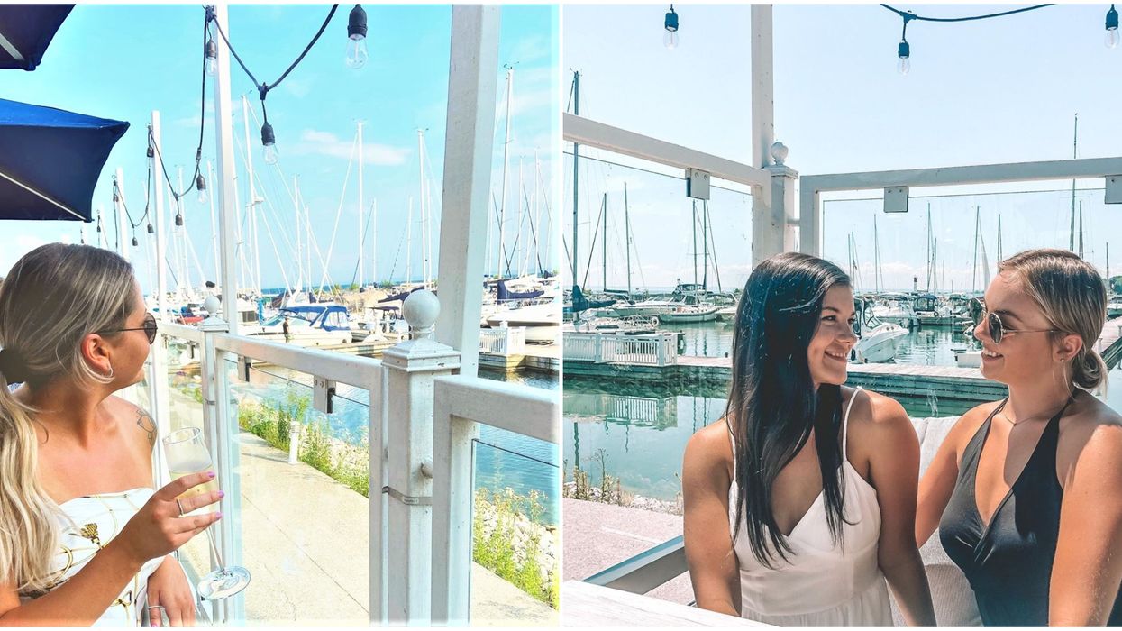 A Lakefront Patio In Ontario Is Like A Miami Vacation Near Toronto