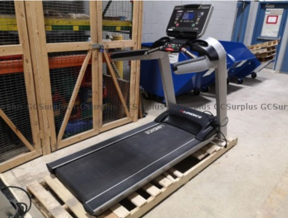 A Landice Pro Sports Treadmill up for auction on GCSurplus.