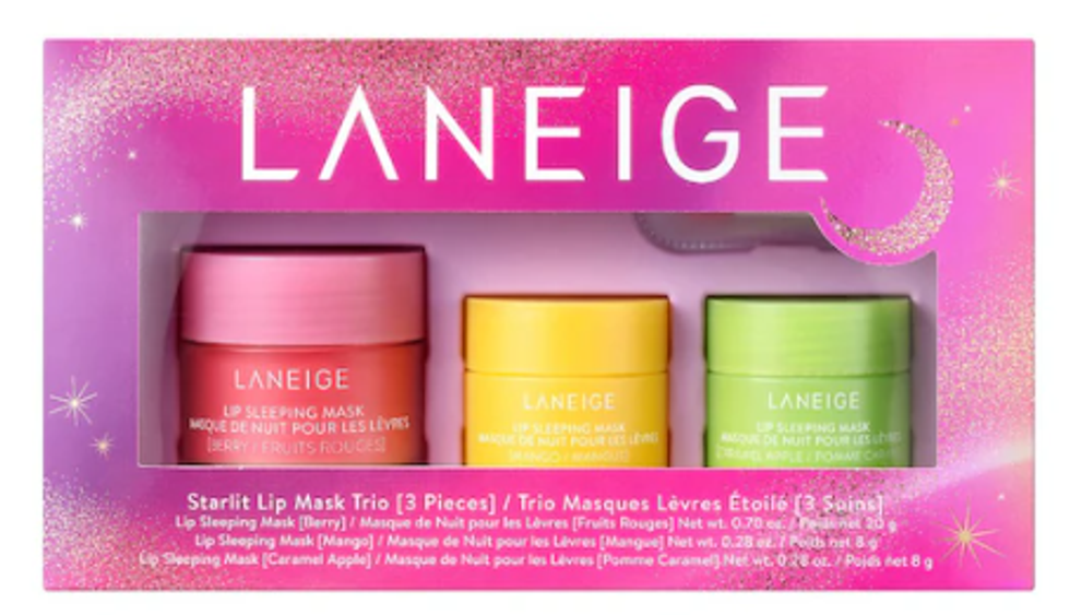 A Laneige Starlit Lip Mask Trio set.
