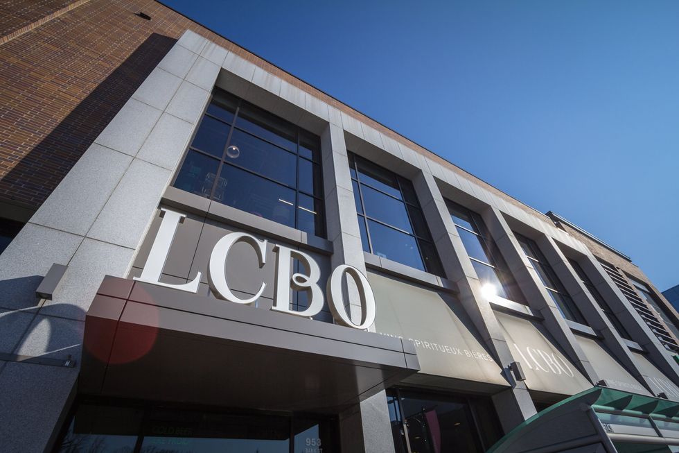 A LCBO storefront.