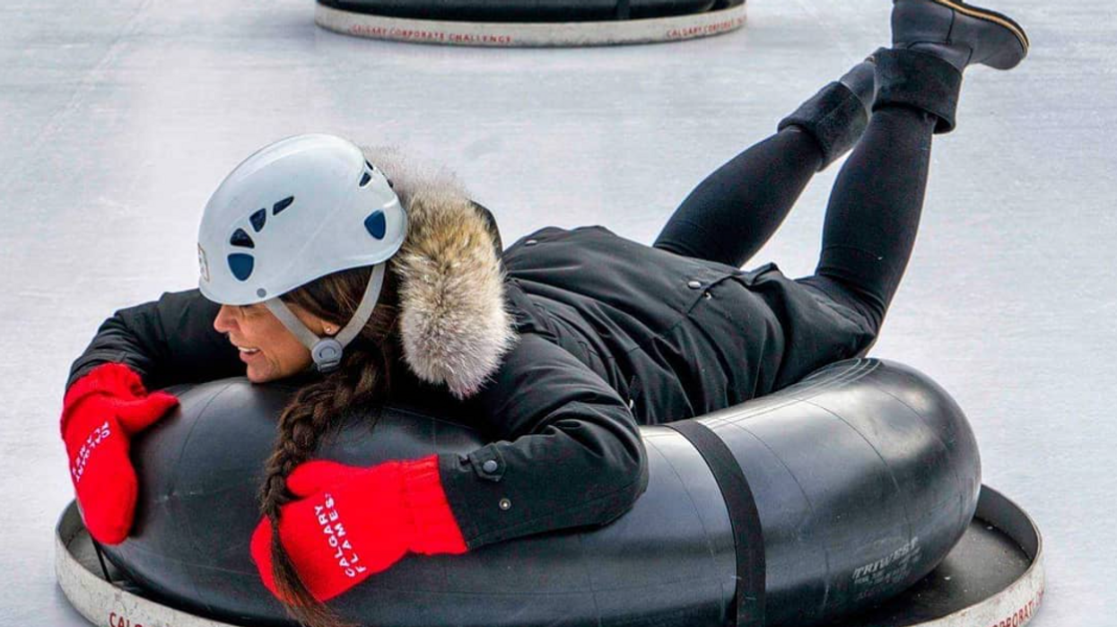 A life-size curling tournament is happening in Calgary this week.