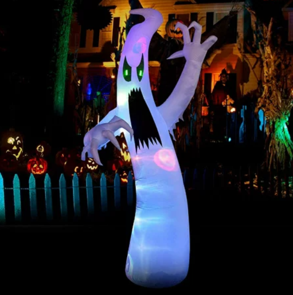 A light up inflatable ghost.