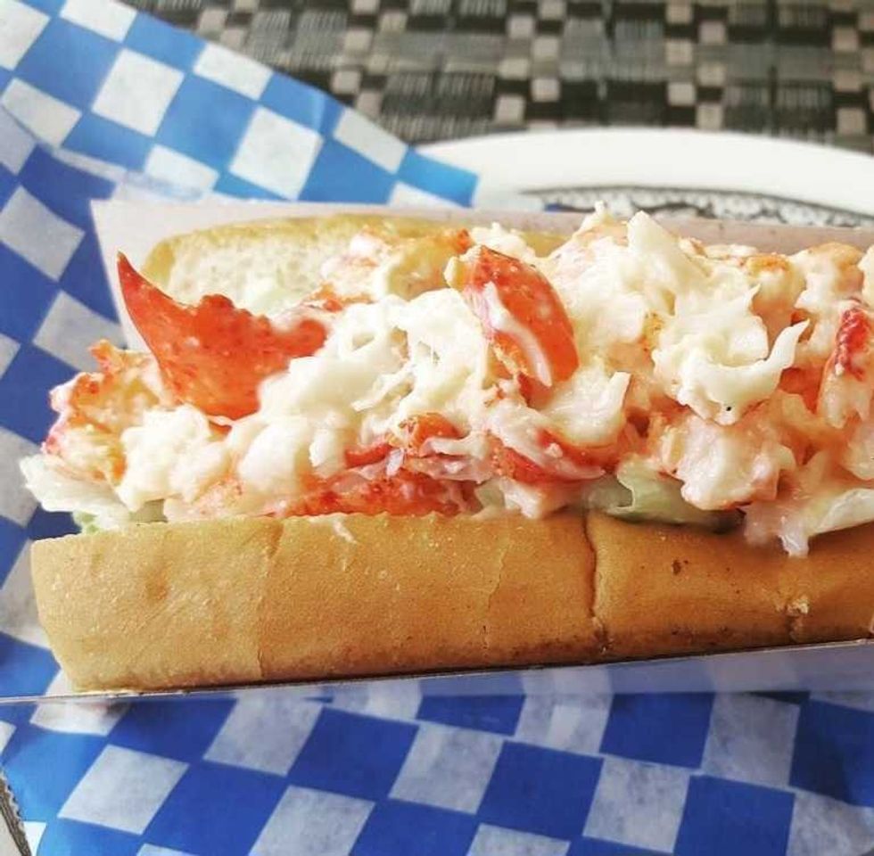A lobster roll.