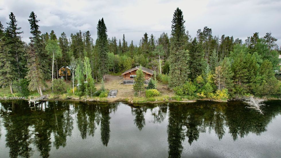 A log cabin for sale in B.C.