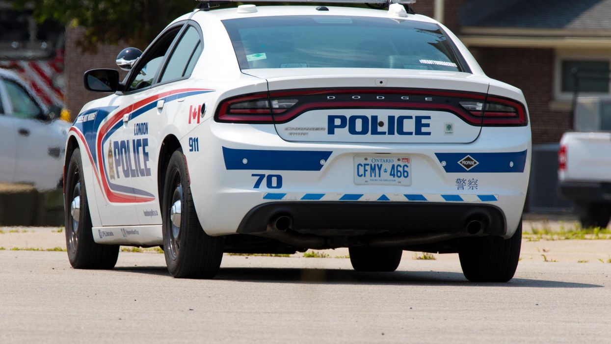 A London Police Service car.