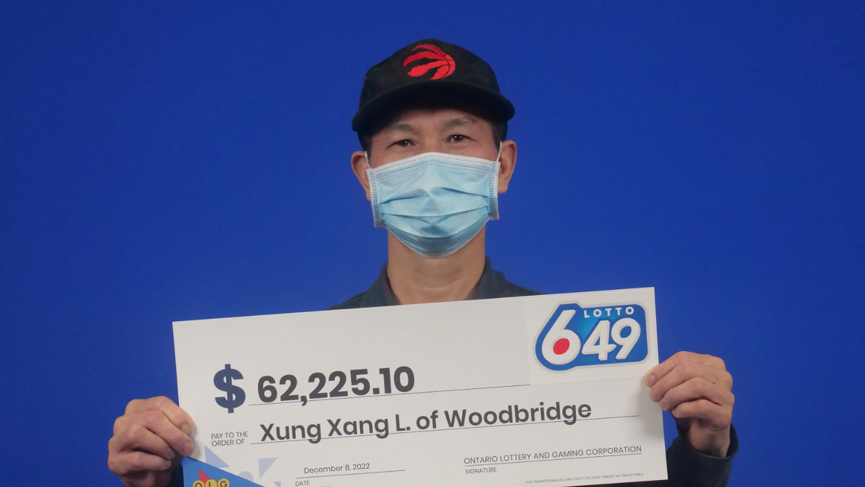 A lottery winner in Ontario, Xung Xang Luu