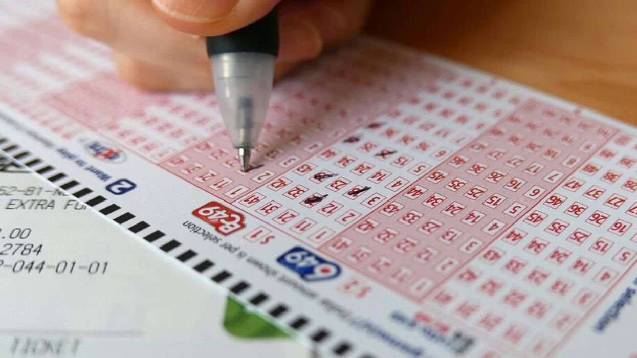 A Lotto 6/49 ticket.
