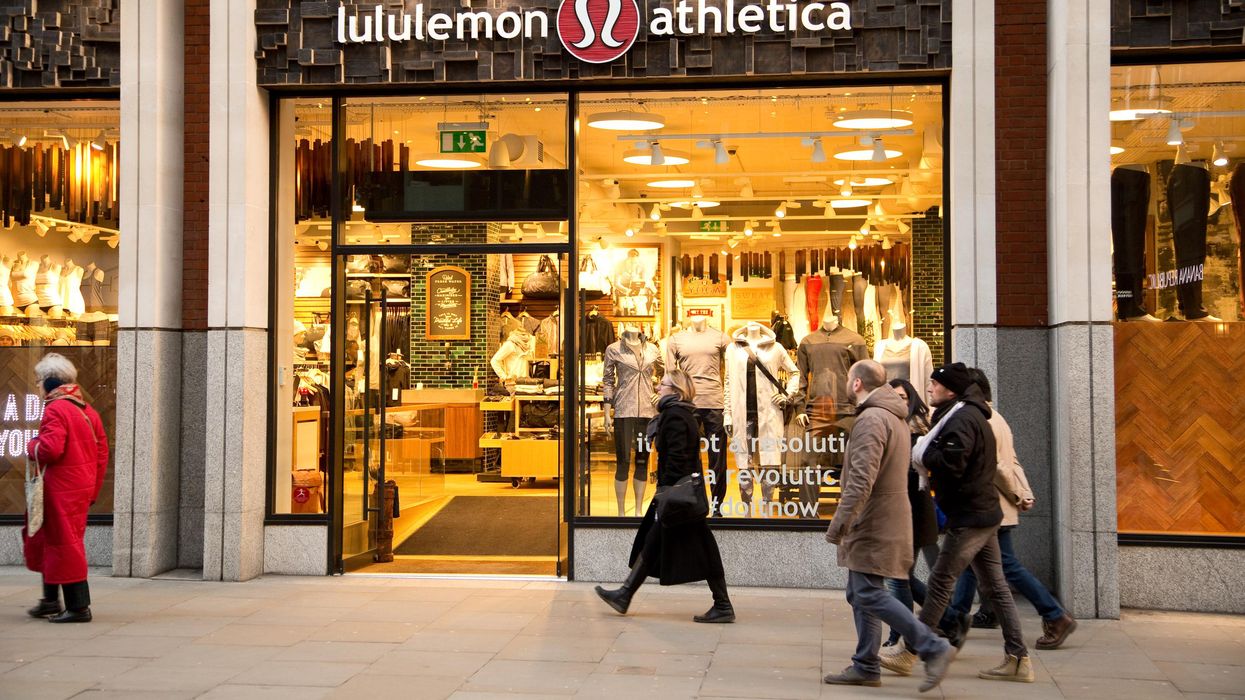 A Lululemon store.