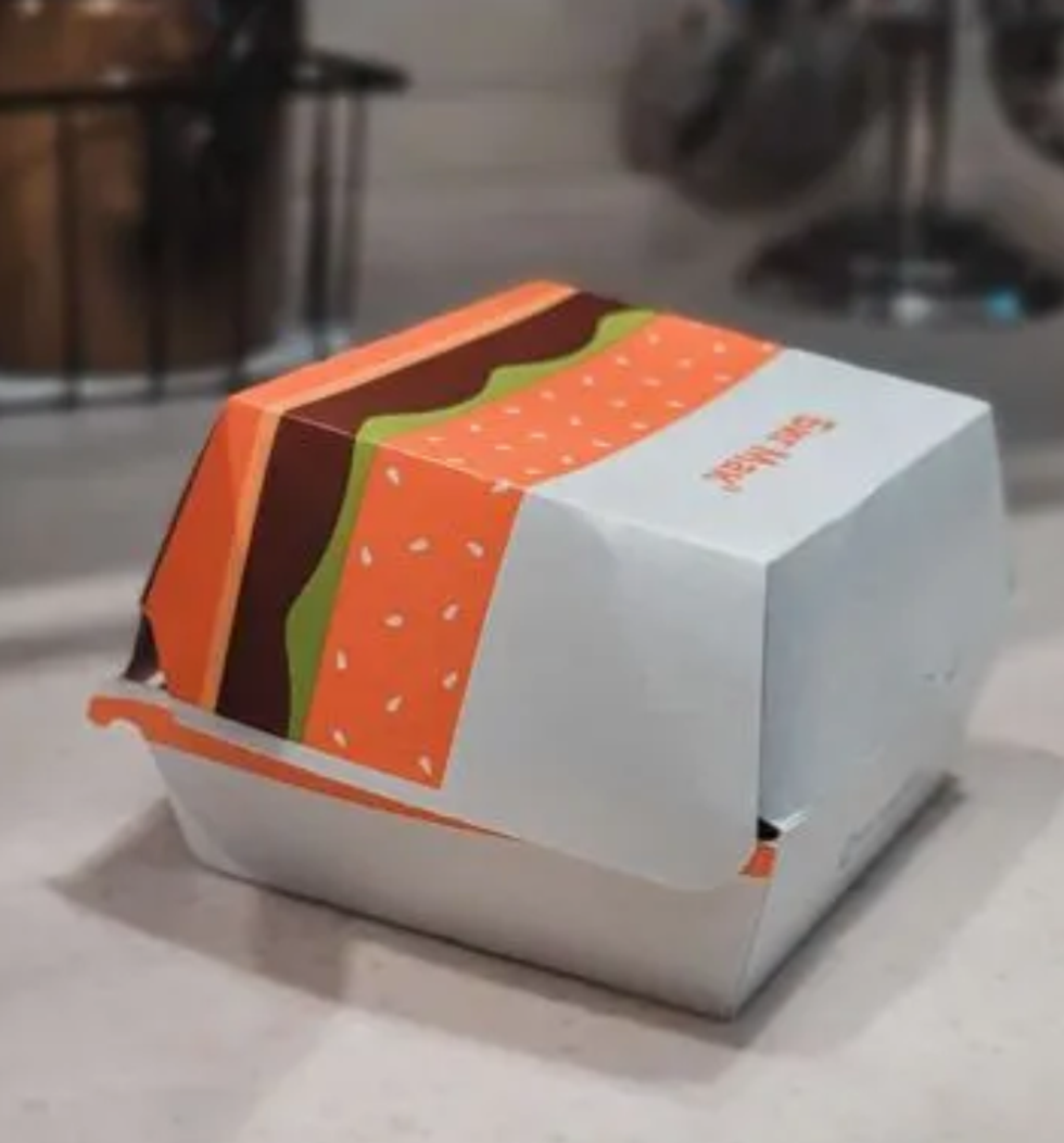 A McDonald's Big Mac for sale on Avito.