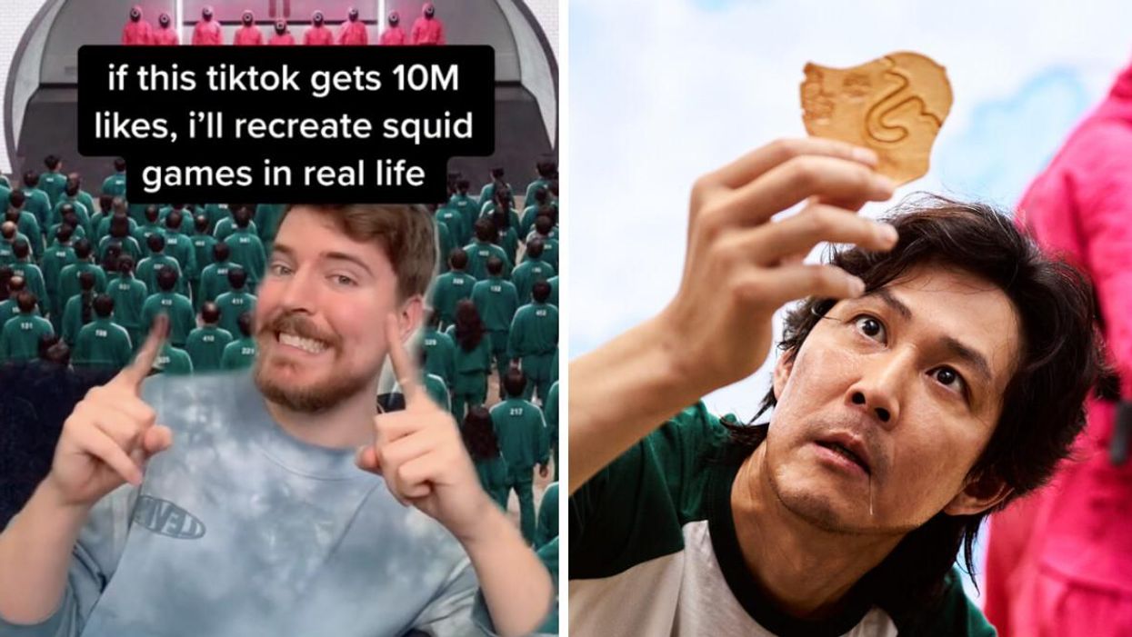 A Mega Influencer Says He'll Recreate 'Squid Game' IRL If His Video Hits 10 Million Likes